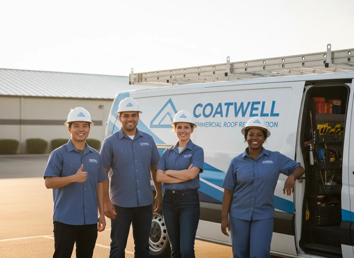 Commercial roof coating company in Leslie, GA